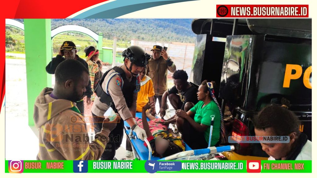 Kecelakaan Tunggal di Jalan Trans Nabire–Dogiyai, 7 Korban Luka, Dua Anak Kritis (Foto: Humas Polres Dogiyai)