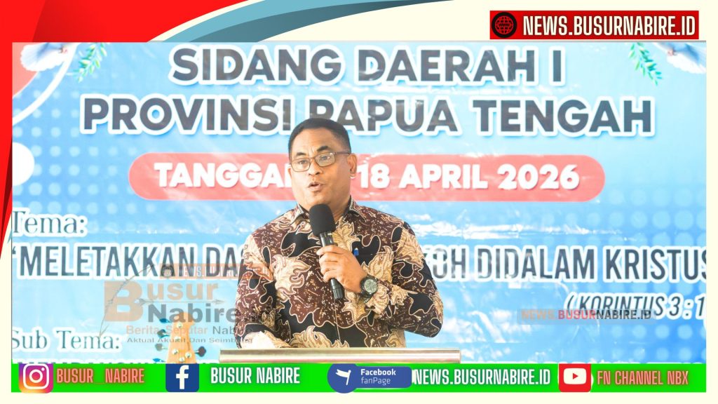 Resmi Dibuka! Sidang Daerah I GPDP Papua Tengah di Nabire Lahirkan Harapan Besar bagi Umat dan Daerah (Foto: Humas Pemprov)