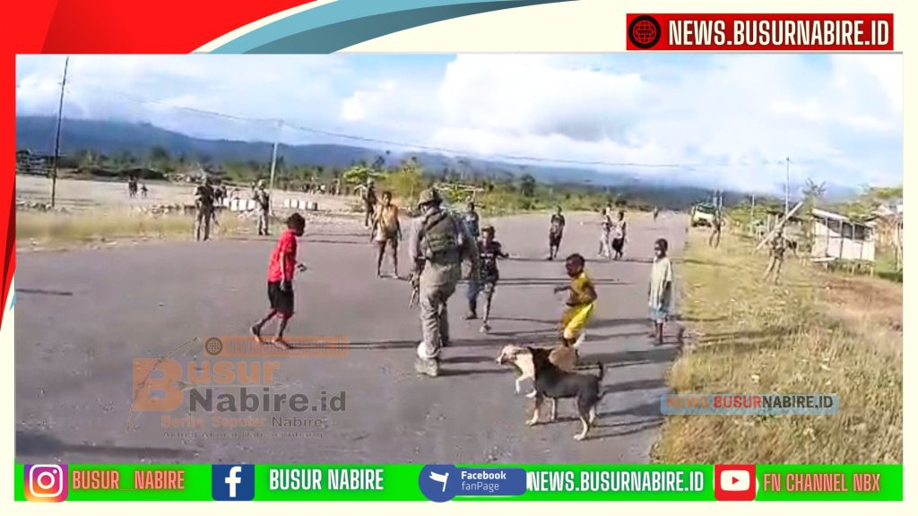 Humanis & Tegas! Satgas Damai Cartenz 2026 Amankan Kenyam Nduga (Foto: Istimewa)