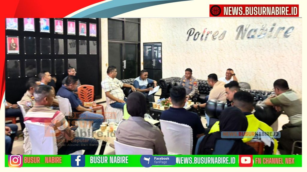 Polres Nabire Siaga Penuh! 700 Personel Kawal Aksi Mahasiswa Puncak, Kapolres Tegaskan Tidak Ada Toleransi untuk Gangguan Keamanan (Foto: Humas Polres Nabire)
