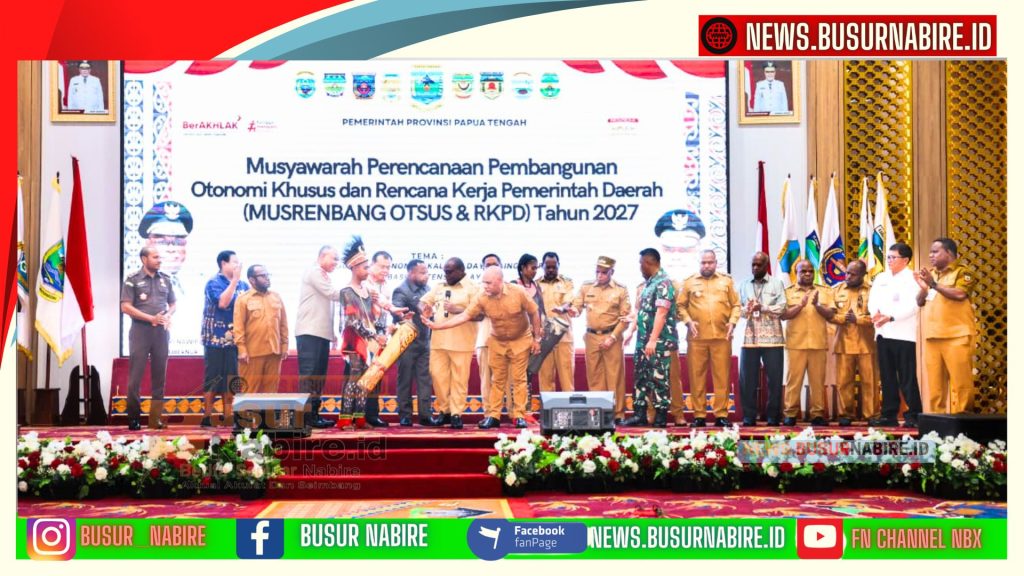 Gubernur Meki Nawipa Semprot Keras MRP Papua Tengah: Jangan Hanya Ramai di TikTok (Foto: Humas Pemprov)