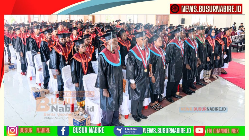 Gubernur Papua Tengah Dorong Lulusan USWIM Jadi Penggerak Papua Tengah Emas (Foto: Humas Pemprov)