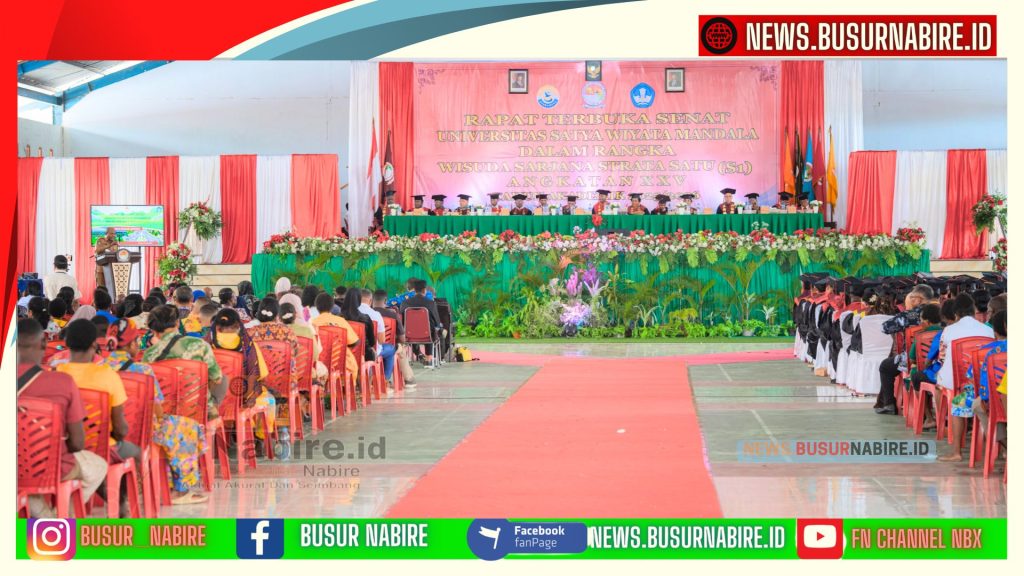 Gubernur Papua Tengah Dorong Lulusan USWIM Jadi Penggerak Papua Tengah Emas (Foto: Humas Pemprov)