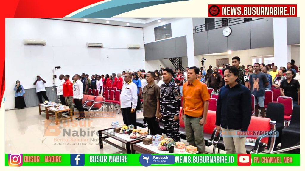 Melkisedek Rumawi Tegaskan Semangat NKRI, Bangkitkan Nasionalisme Papua Tengah Lewat Seminar Kebangsaan (Foto: BusurNabire)