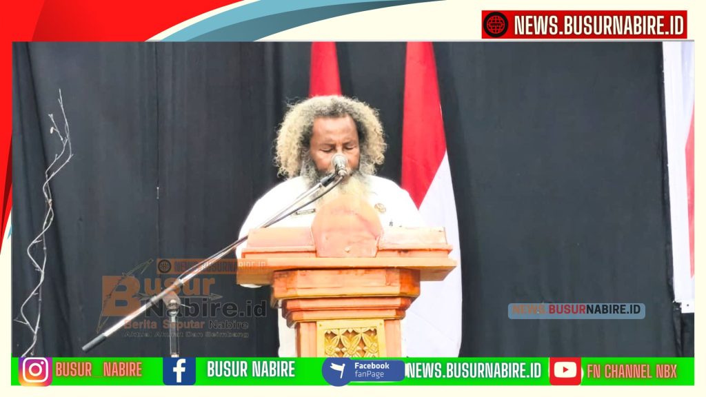 Melkisedek Rumawi Tegaskan Semangat NKRI, Bangkitkan Nasionalisme Papua Tengah Lewat Seminar Kebangsaan (Foto: BusurNabire)