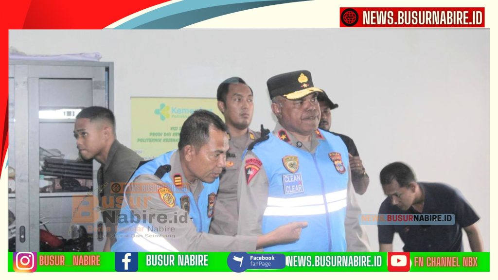 Kapolda Papua Tengah Brigjen Pol Jermias Rontini Tinjau Psikotes Calon Bintara Polri di Nabire (Foto: BusurNabire)