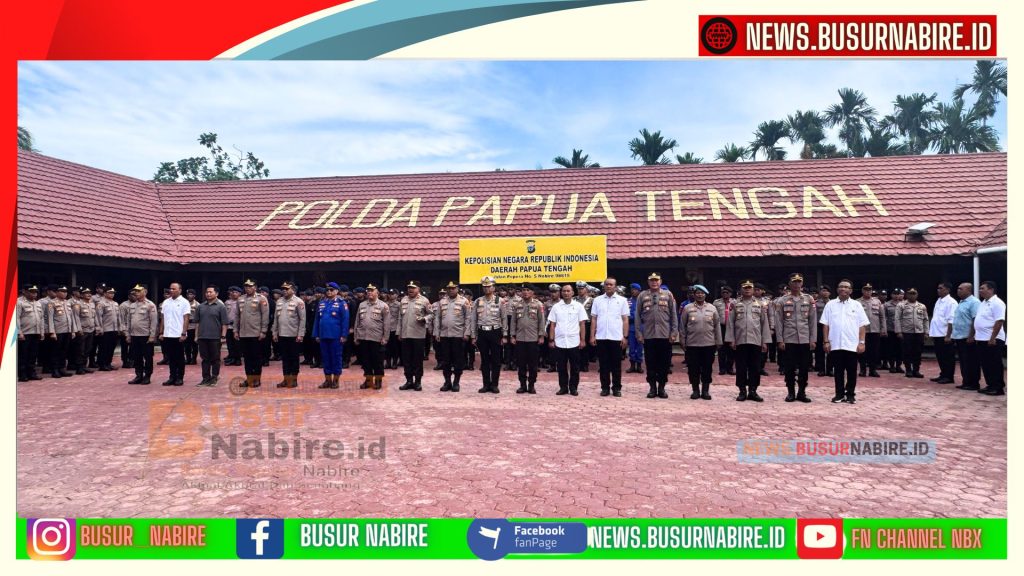 HUT ke-2 Polda Papua Tengah, Kapolda Brigjen Pol Jermias Tegaskan Komitmen Hadirkan Polisi Humanis dan Redam Konflik Daerah (Foto: BusurNabire)