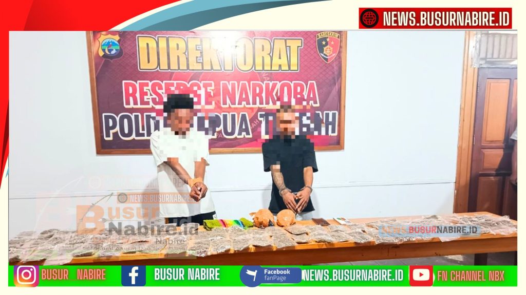 Polda Papua Tengah Bongkar Jaringan Ganja Internasional, WNA Ditangkap di Nabire (Foto: Humas Polda Papua Tengah)