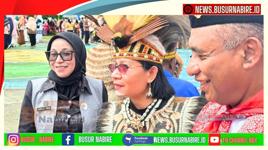 Air Mata Harapan di Hardiknas Nabire 2026: Surya Thalib  Menyerahkan Mimpi untuk Generasi Masa Depan Anak Bangsa (Foto: BusurNabire)