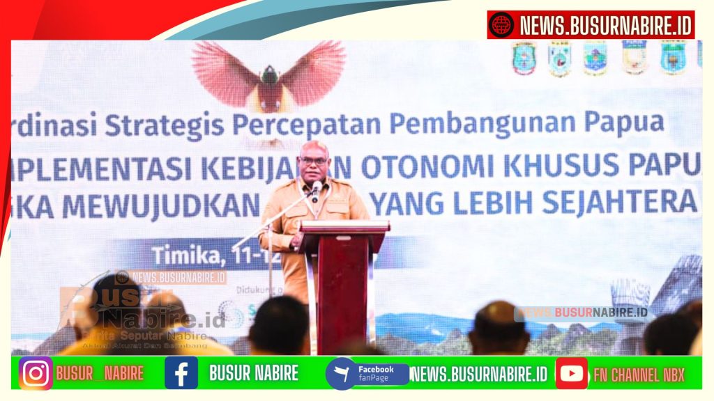 Ketua Asosiasi Kepala Daerah se-Tanah Papua yang juga Gubernur Papua Tengah, Meki Fritz Nawipa (Foto: HUmas Pemprov)