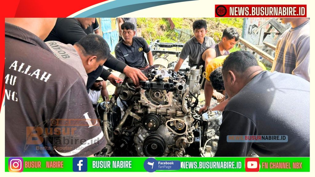 Mobil Dinas Polres Intan Jaya Dipotong 32 Bagian, Dirakit Kembali di Sugapa Demi Tugas Pengamanan (Foto: Istimewa)