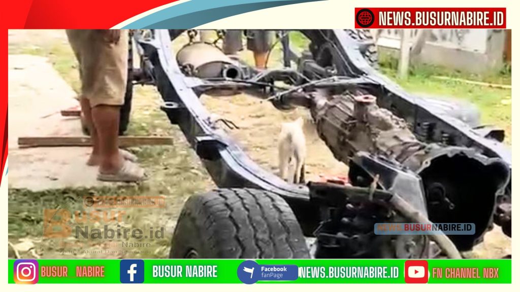 Mobil Dinas Polres Intan Jaya Dipotong 32 Bagian, Dirakit Kembali di Sugapa Demi Tugas Pengamanan (Foto: Istimewa)