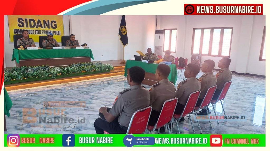 Terkuak, Penanganan Kasus Dogiyai 31 Maret Berujung Pemecatan Empat Personel Polisi (Foto: Humas Polda Papua Tengah )