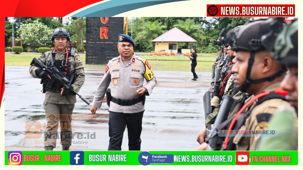 Kapolda Papua Tengah Perintahkan Personel Operasi Amole 2026 Tampil Profesional dan Humanis (Foto: BusurNabire)