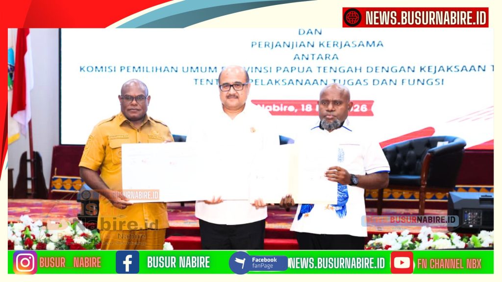 Kajati Papua Perkuat Sinergi Strategis Kawal Pembangunan dan Demokrasi Bersih Papua Tengah (Foto: BusurNabire)