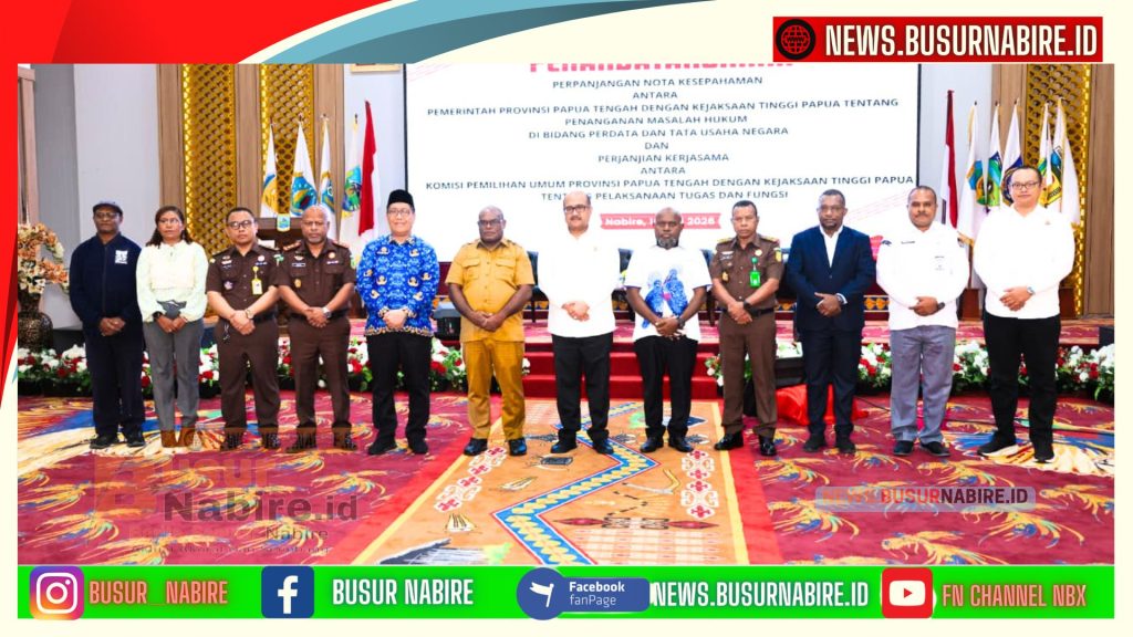 Kajati Papua Perkuat Sinergi Strategis Kawal Pembangunan dan Demokrasi Bersih Papua Tengah (Foto: BusurNabire)