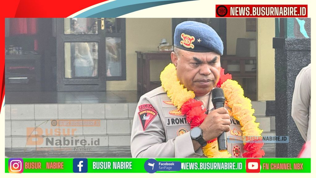 Kapolda Papua Tengah Jermias Rontini Temui Personel Brimob Mimika, Tegaskan Pengabdian untuk Anggota (Foto: Roy Purba)