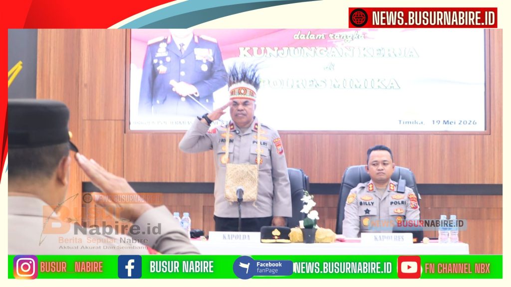 Kapolda Papua Tengah Dorong Polres Mimika Tingkatkan Pelayanan Presisi dan Humanis (Foto: Humas Polda Papua Tengah)