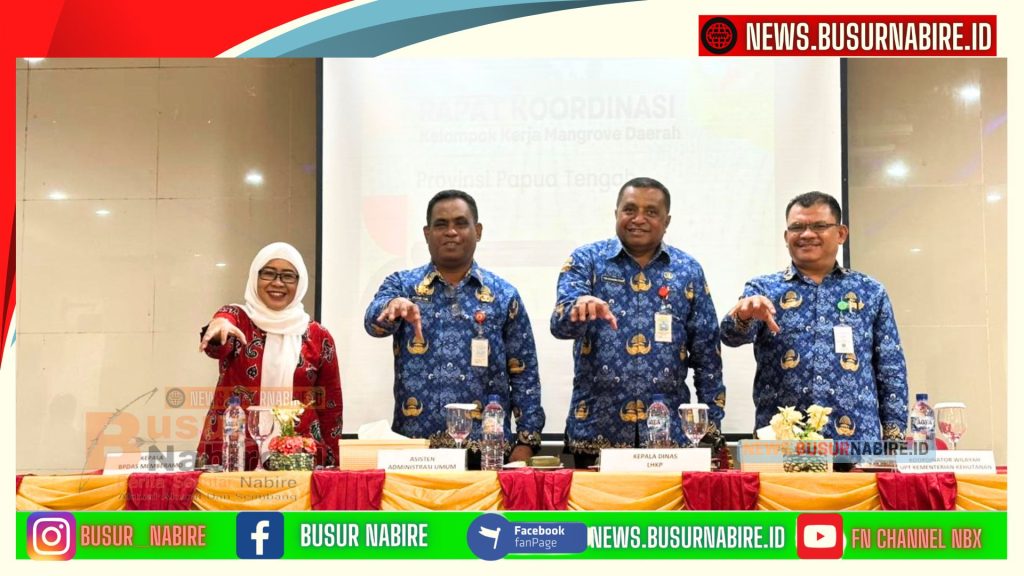 Rapat Koordinasi Pengelolaan Ekosistem Mangrove dalam Kelompok Kerja Mangrove Daerah (KKMD) Provinsi Papua Tengah Tahun 2026 (Foto: Humas Pemprov)