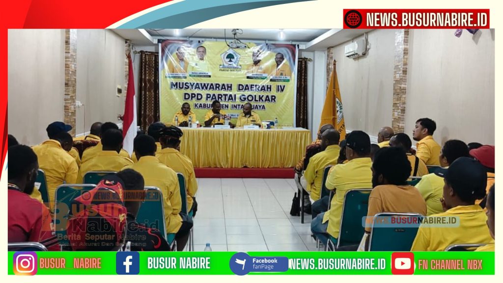 Golkar Papua Tengah Tancap Gas, Musda Intan Jaya dan Puncak Jaya Digelar Serentak di Nabire (Foto: BusurNabire)