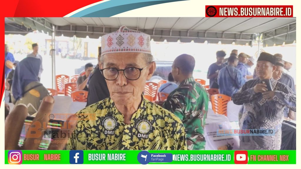 Ketua Dewan Masjid Indonesia (DMI) Provinsi Papua Tengah, Haji Aziz Baharudin (Foto: BusurNabire)
