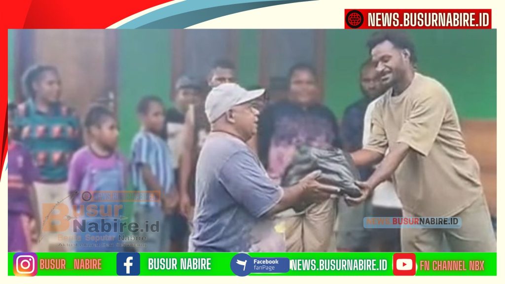 Kepala Suku Moni Papua Tengah Ajak Warga Nabire Barat Jaga Kamtibmas Kondusif (Foto: BusurNabire)
