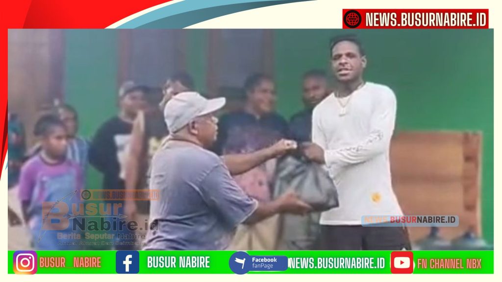 Kepala Suku Moni Papua Tengah Ajak Warga Nabire Barat Jaga Kamtibmas Kondusif (Foto: BusurNabire)