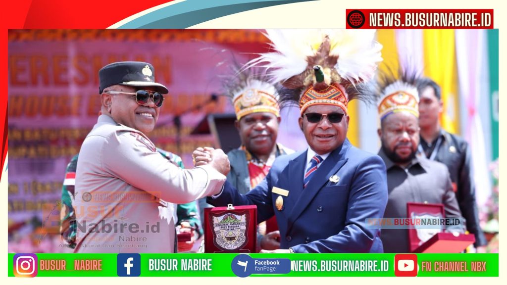 Kapolda Papua Tengah Puji Gebrakan Elvis Tabuni, Pembangunan Puncak Dinilai Makin Nyata (Foto: Istimewa)
