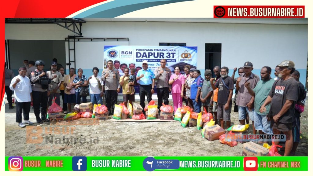 Kapolda Papua Tengah Pastikan Dapur MBG Topo Segera Beroperasi Demi Gizi Anak (Foto: Humas Polda Papua tengah)