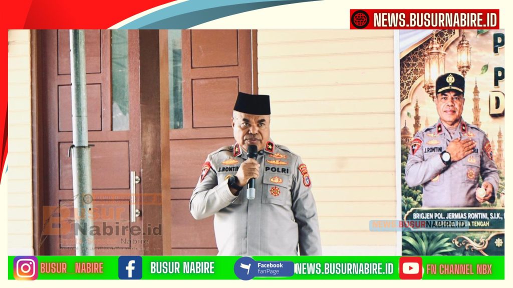 Kapolda Papua Tengah Tebar Kepedulian, Salurkan Daging Kurban untuk Warga Nabire (Foto: Humas Polda Papua tengah)