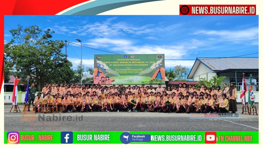 Dandim 1705/Nabire Buka Persami KKRI 2026, Cetak Generasi Tangguh Menuju Indonesia Emas 2045 (Foto: BusurNabire)