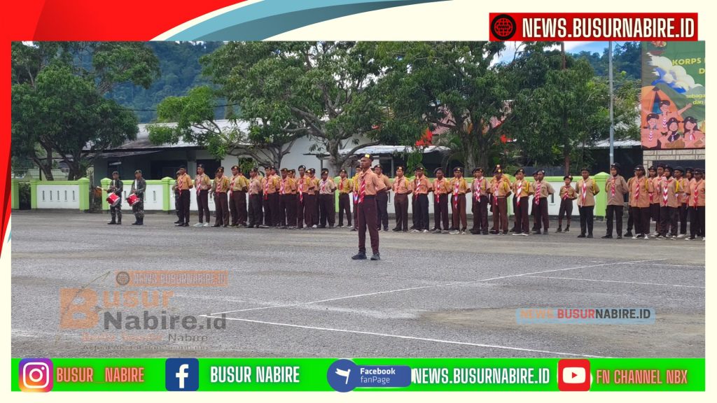 Dandim 1705/Nabire Buka Persami KKRI 2026, Cetak Generasi Tangguh Menuju Indonesia Emas 2045 (Foto: BusurNabire)