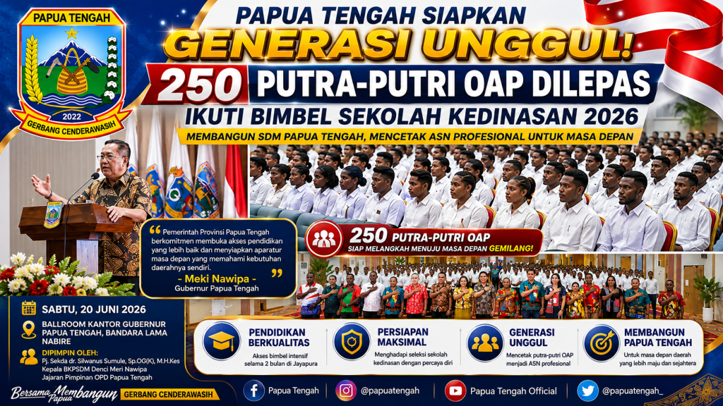 Meki Nawipa Siapkan Generasi Hebat Papua Tengah Tembus Sekolah Kedinasan Nasional (Foto: BusurNabire)