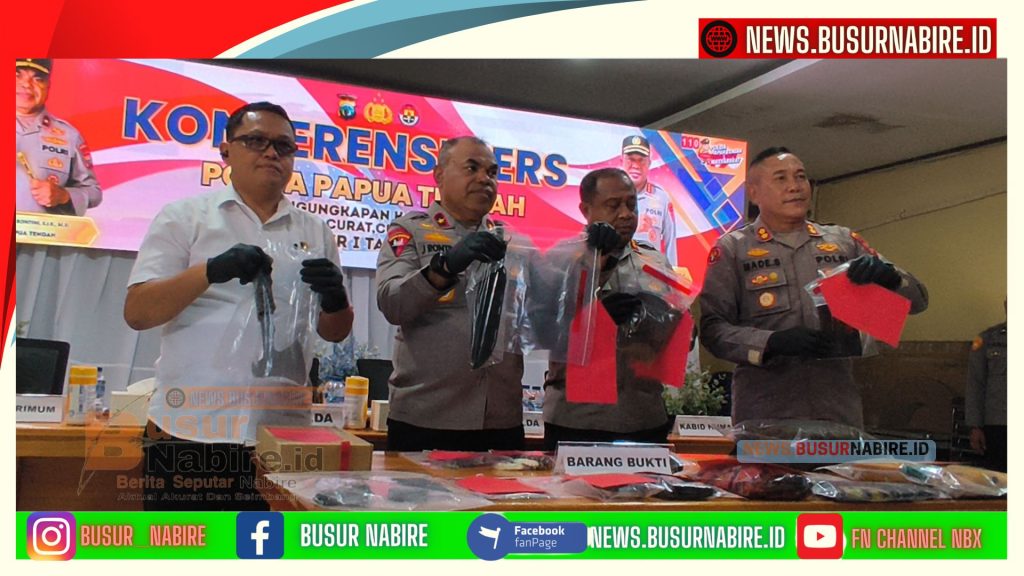 Kapolda Papua Tengah Brigjen Pol. Jermias Rontini Ungkap 307 Kasus C3 (Foto: Busur Nabire)