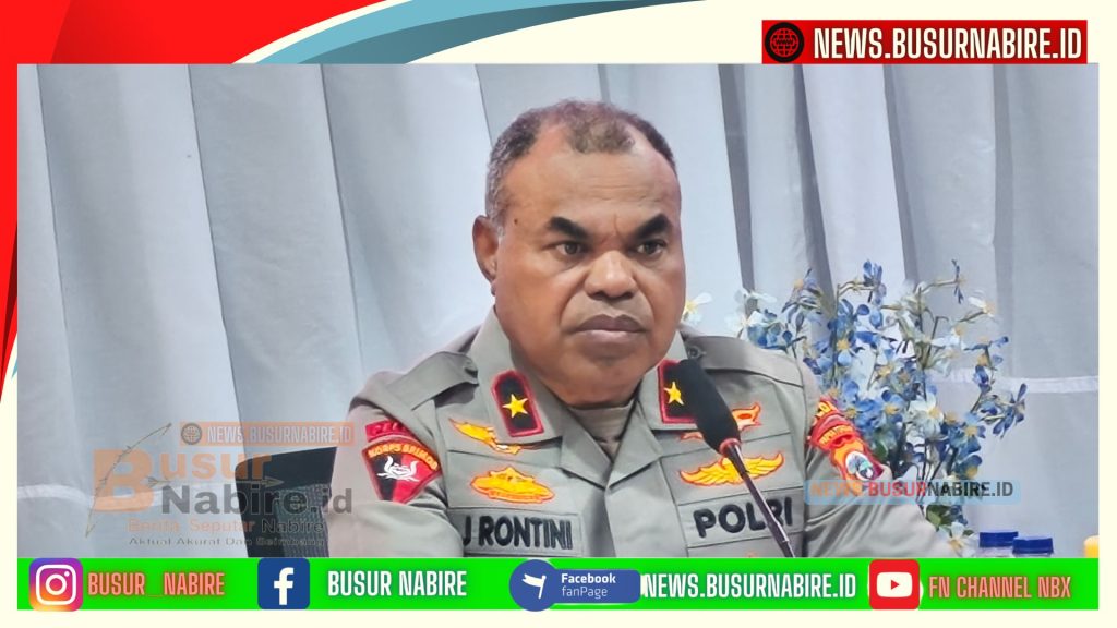 Kapolda Papua Tengah Brigjen Pol. Jermias Rontini Ungkap 307 Kasus C3 (Foto: Busur Nabire)