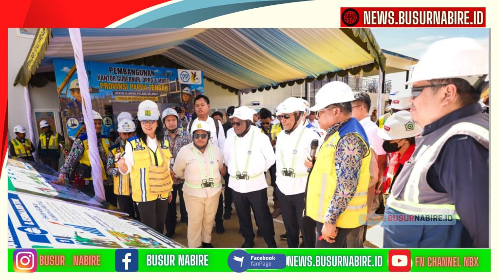 Wamen PU Apresiasi, Pembangunan Kantor Gubernur Papua Tengah Capai Progres Positif (Foto: HUmas Pemprov)