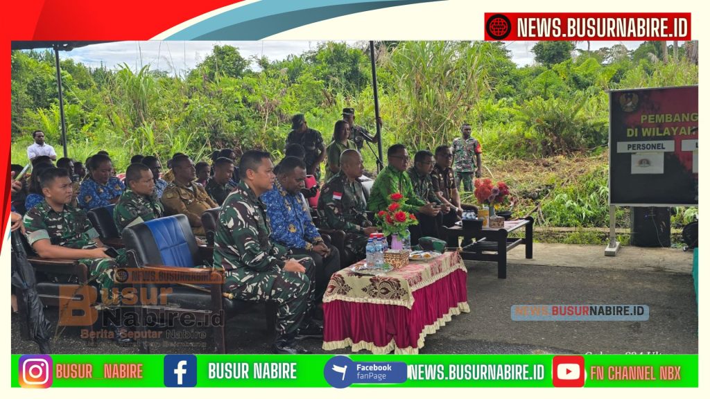 Groundbreaking Jembatan Garuda Aramco, TNI Siap Kawal Kemajuan Nabire