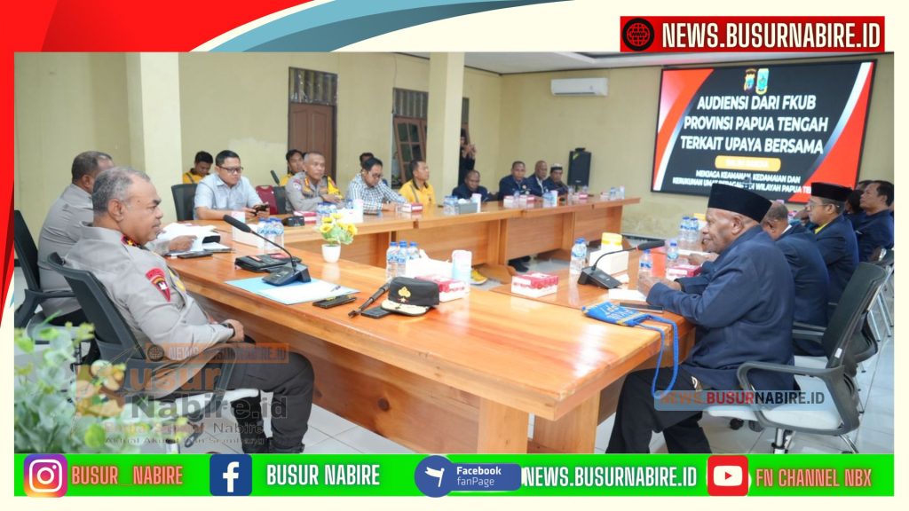 Polda Papua Tengah Gandeng FKUB Wujudkan Papua Tengah Aman dan Damai (Foto: BusurNabire)