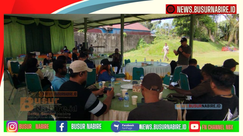 Coffee Morning Kodim 1705/Nabire Bersama Pers, Perkuat Sinergi dan Kemitraan Strategis (Foto: BusurNabire)
