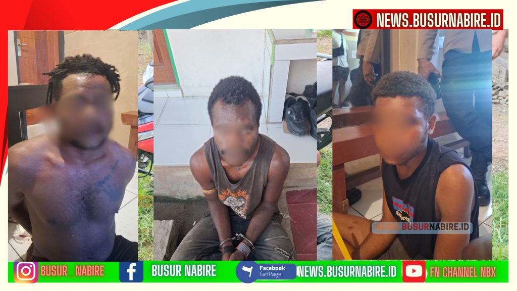 Timsus Polda Papua Tengah Bongkar Komplotan Curanmor dan Begal di Nabire (Foto: Humas Polda Papua Tengah)