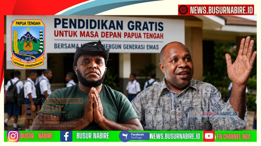 APRESIASI BESAR! Gubernur Meki Nawipa Wujudkan Sekolah Gratis Papua Tengah Bersejarah (Foto: BusurNabire)