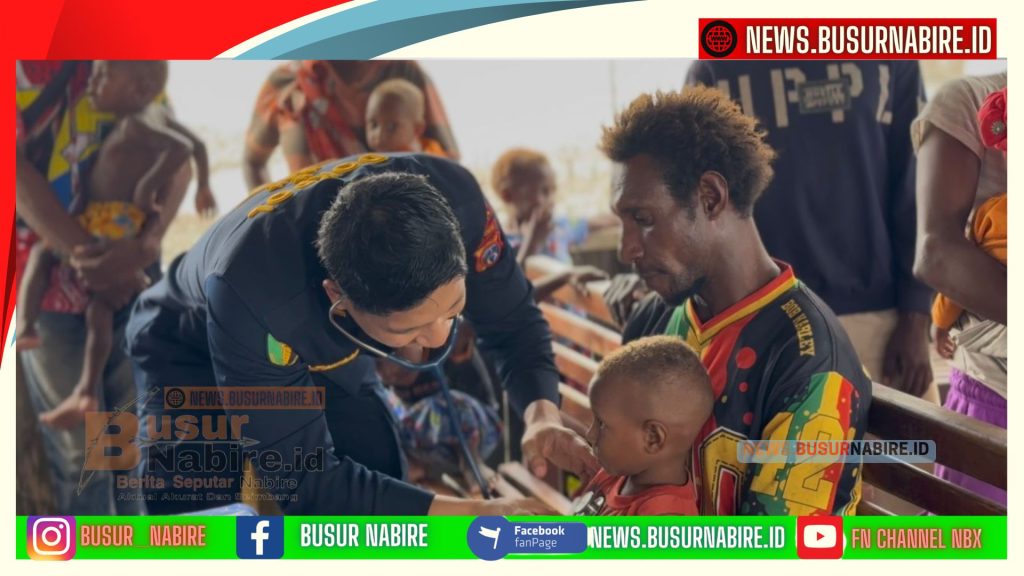 Spektakuler! Polda Papua Tengah Layani Ratusan Warga Mimika Lewat Bakti Kesehatan Gratis (Foto: Humas Polda Papua tengah)