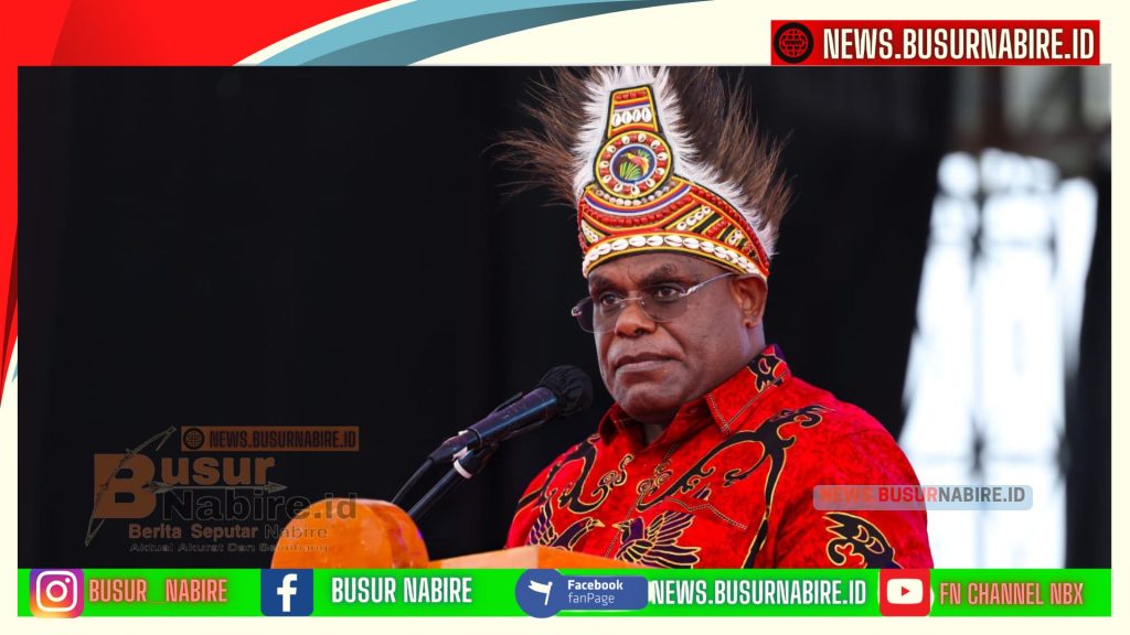 Meki Nawipa Resmikan Festival Budaya Pelajar Papua Tengah, Warisan Leluhur Jadi Kekuatan Masa Depan (Foto: Humas pemprov Papua Tengah )