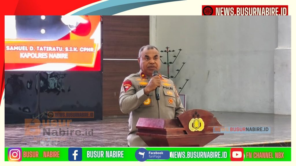 Kapolda Papua Tengah Brigjen Pol. Jeremias Rontini, S.I.K., M.Si (Foto: BusurNabire)