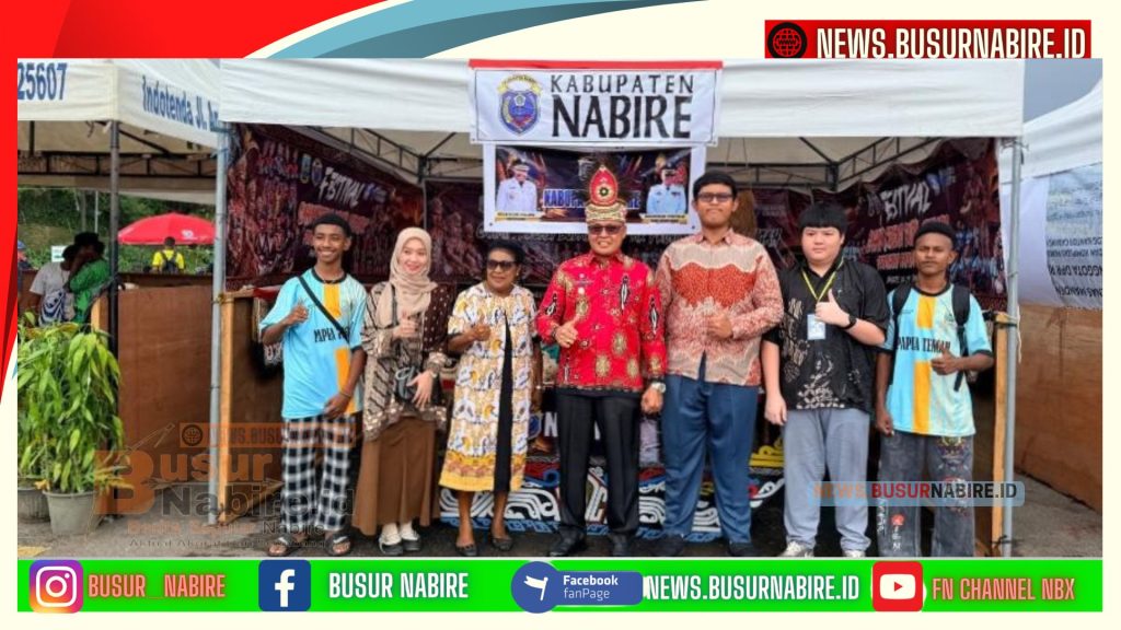 Wakil Bupati Nabire Apresiasi Festival Cahaya Kreasi Budaya Pelajar, Bangga Tim Cerdas Cermat Raih Juara I (Foto: BusurNabire)