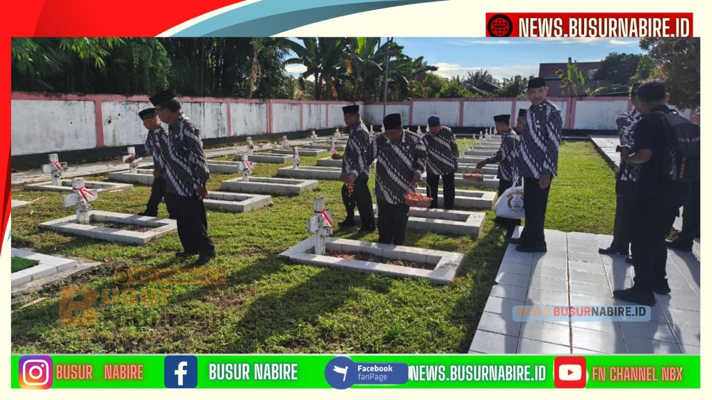 Purnawirawan dan Warakawuri Polri Nabire Gelar Ziarah Sambut HUT ke-27 PP Polri (Foto: BusurNabire)