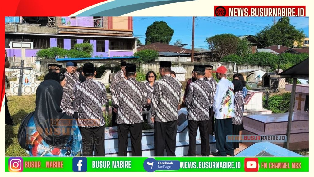 Purnawirawan dan Warakawuri Polri Nabire Gelar Ziarah Sambut HUT ke-27 PP Polri (Foto: BusurNabire)