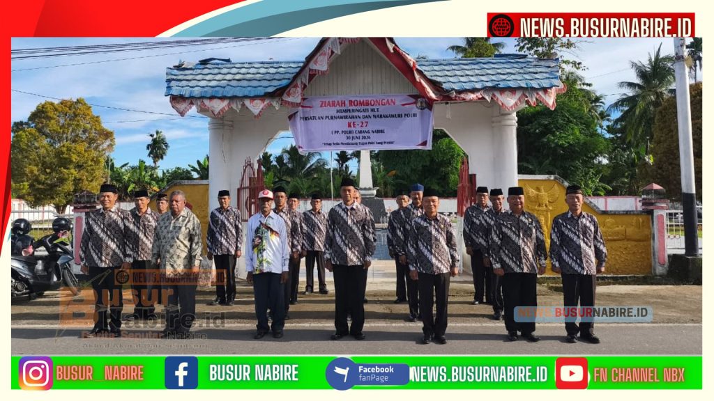 Purnawirawan dan Warakawuri Polri Nabire Gelar Ziarah Sambut HUT ke-27 PP Polri (Foto: BusurNabire)