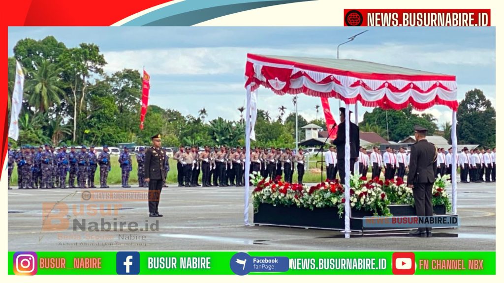 Peringatan Hari Bhayangkara ke-80, Kapolda Papua Tengah Sampaikan Pesan Penting Presiden (Foto: BusurNabire)