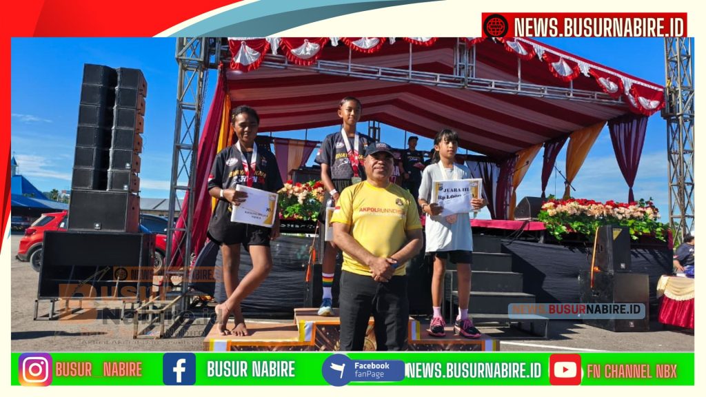 Bhayangkara Fun Run 5K Sukses Besar, Kolaborasi Polda Papua Tengah dan BMP RI (Foto: BusurNabire)